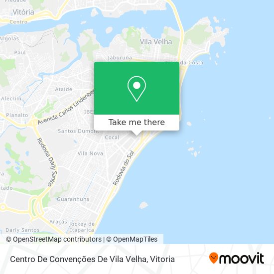 Centro De Convenções De Vila Velha map