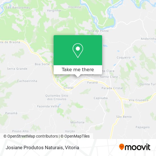 Josiane Produtos Naturais map