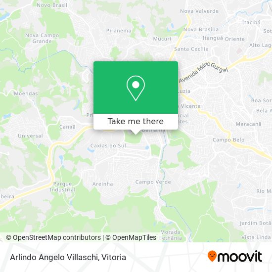 Arlindo Angelo Villaschi map