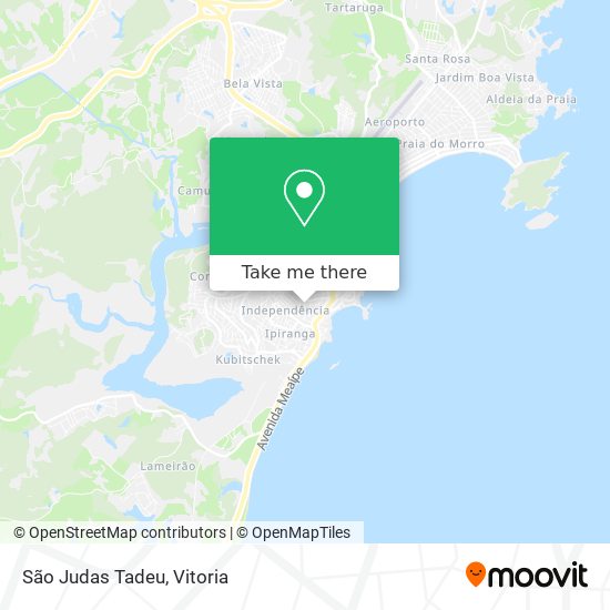 São Judas Tadeu map
