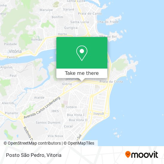 Posto São Pedro map