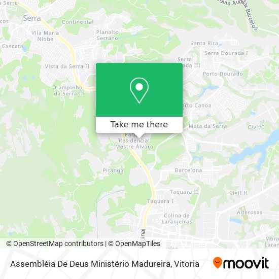 Assembléia De Deus Ministério Madureira map