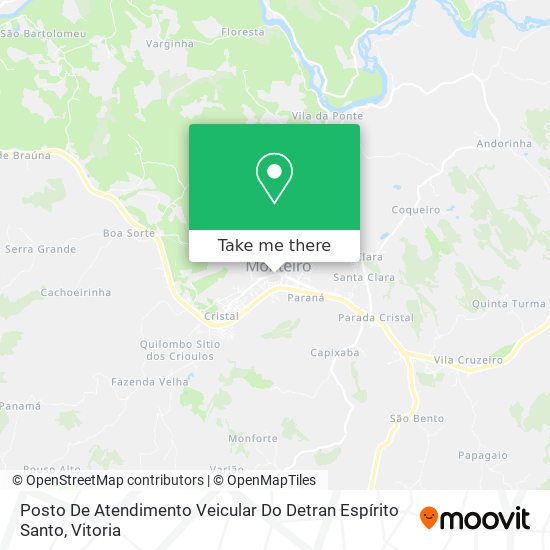 Posto De Atendimento Veicular Do Detran Espírito Santo map