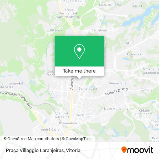 Praça Villaggio Laranjeiras map