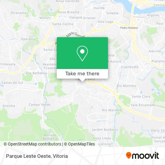 Parque Leste Oeste map