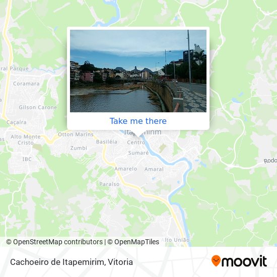Cachoeiro de Itapemirim map