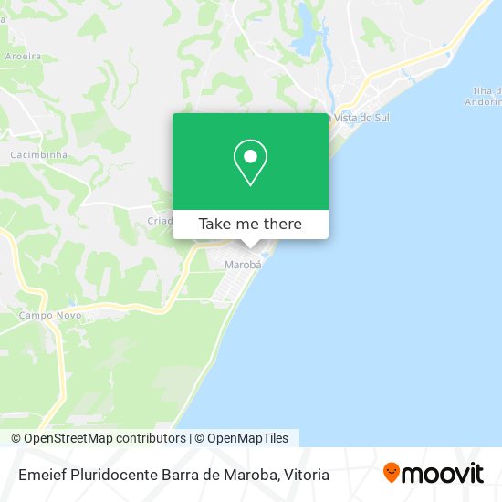 Mapa Emeief Pluridocente Barra de Maroba