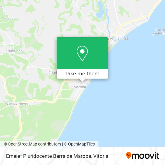 Emeief Pluridocente Barra de Maroba map
