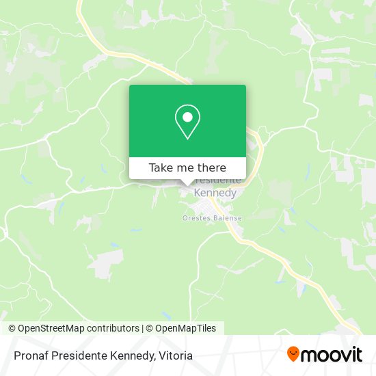 Pronaf Presidente Kennedy map