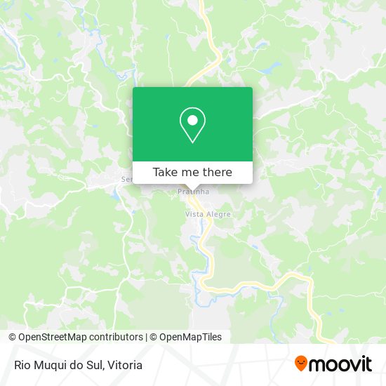 Rio Muqui do Sul map