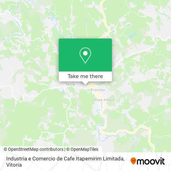 Industria e Comercio de Cafe Itapemirim Limitada map