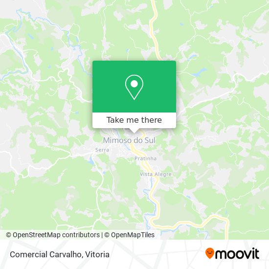Comercial Carvalho map