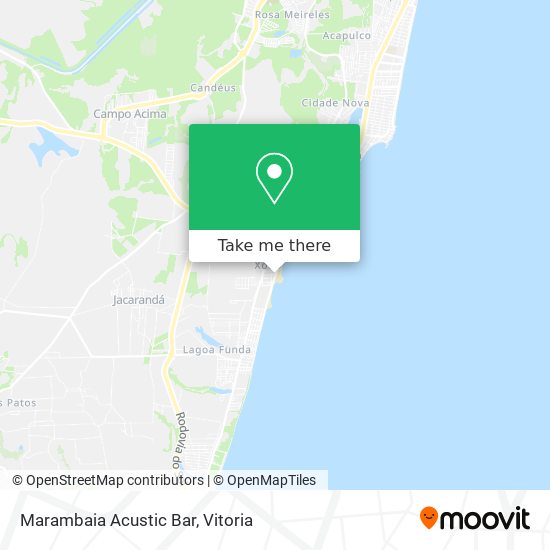 Marambaia Acustic Bar map