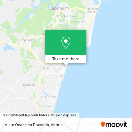 Vista Oceanica Pousada map