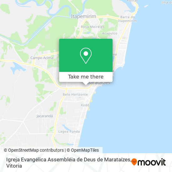 Igreja Evangélica Assembléia de Deus de Marataízes map
