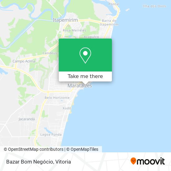 Bazar Bom Negócio map