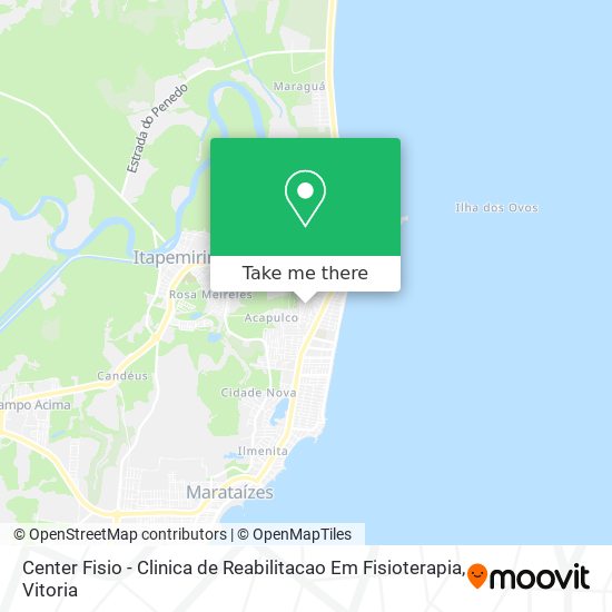 Center Fisio - Clinica de Reabilitacao Em Fisioterapia map