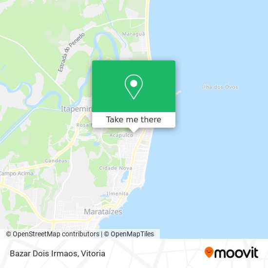 Bazar Dois Irmaos map