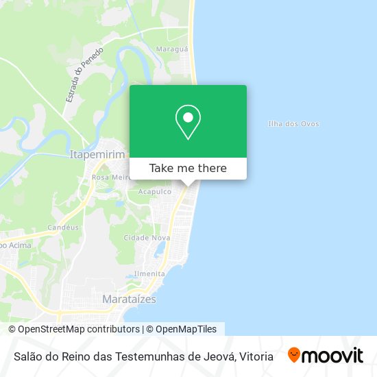 Salão do Reino das Testemunhas de Jeová map