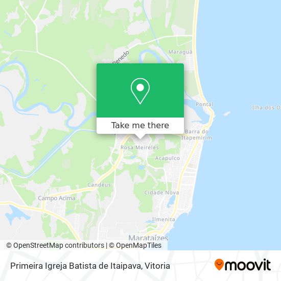 Primeira Igreja Batista de Itaipava map