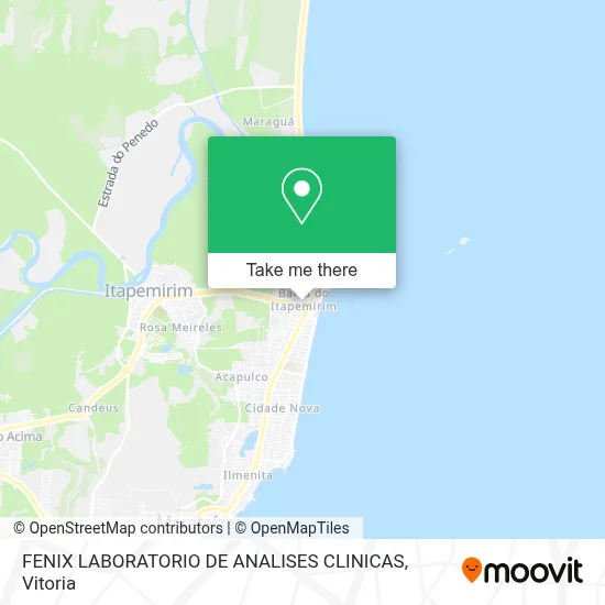FENIX LABORATORIO DE ANALISES CLINICAS map