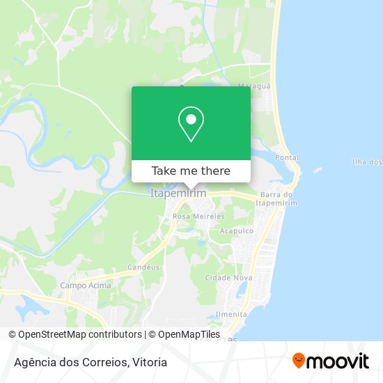 Agência dos Correios map