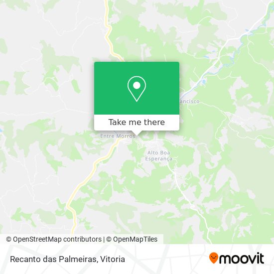 Recanto das Palmeiras map