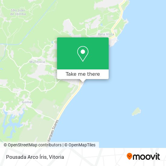 Pousada Arco Íris map