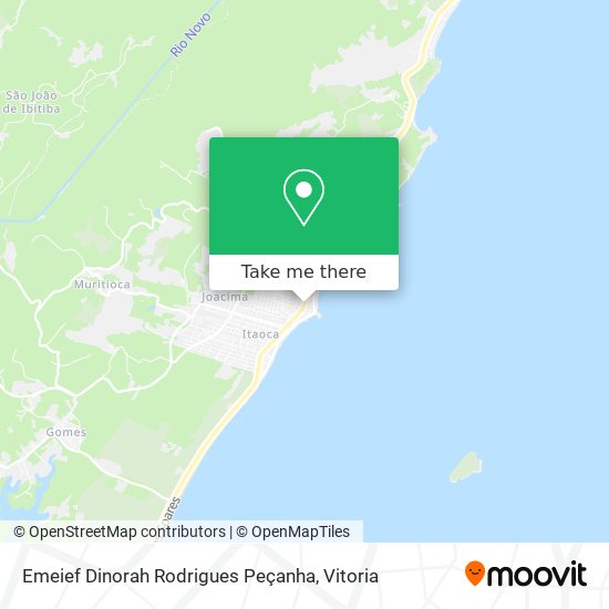 Emeief Dinorah Rodrigues Peçanha map