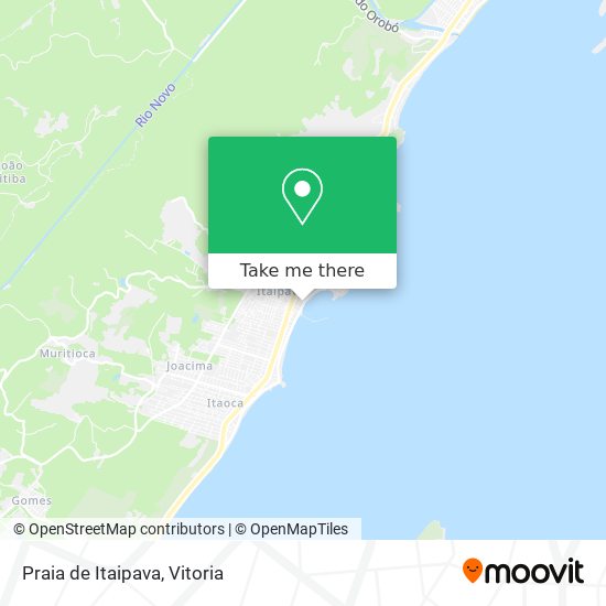 Praia de Itaipava map