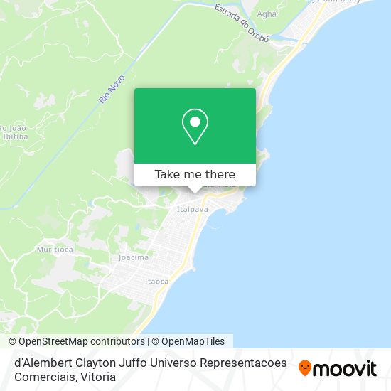 d'Alembert Clayton Juffo Universo Representacoes Comerciais map