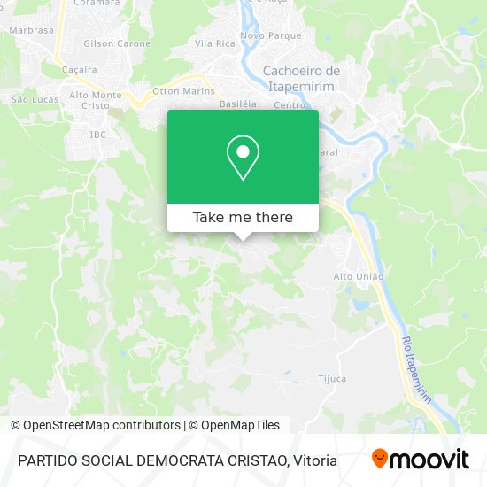 PARTIDO SOCIAL DEMOCRATA CRISTAO map