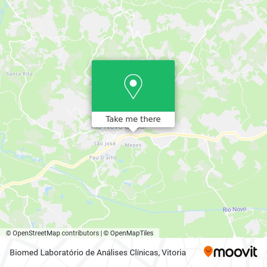 Biomed Laboratório de Análises Clínicas map