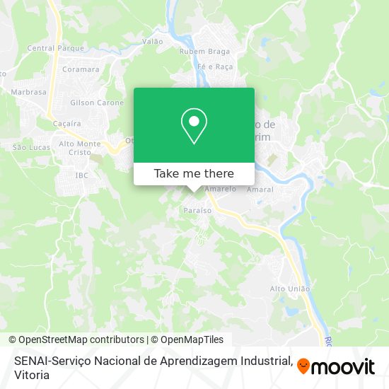 SENAI-Serviço Nacional de Aprendizagem Industrial map