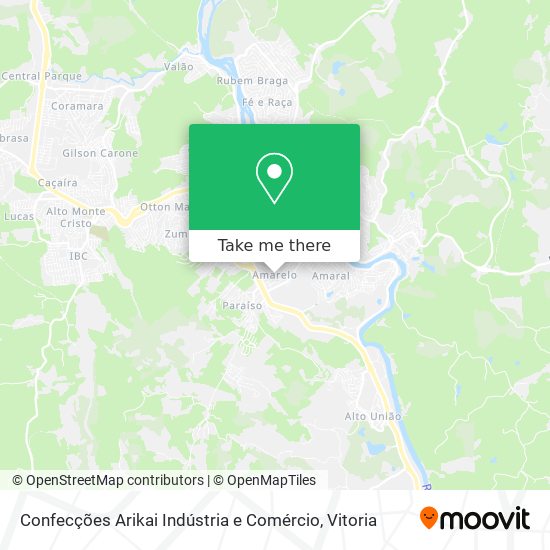 Confecções Arikai Indústria e Comércio map