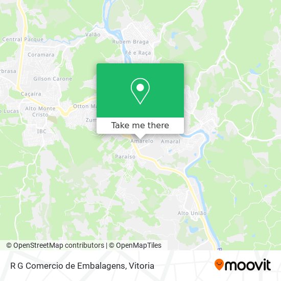 R G Comercio de Embalagens map