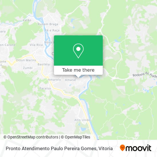 Pronto Atendimento Paulo Pereira Gomes map
