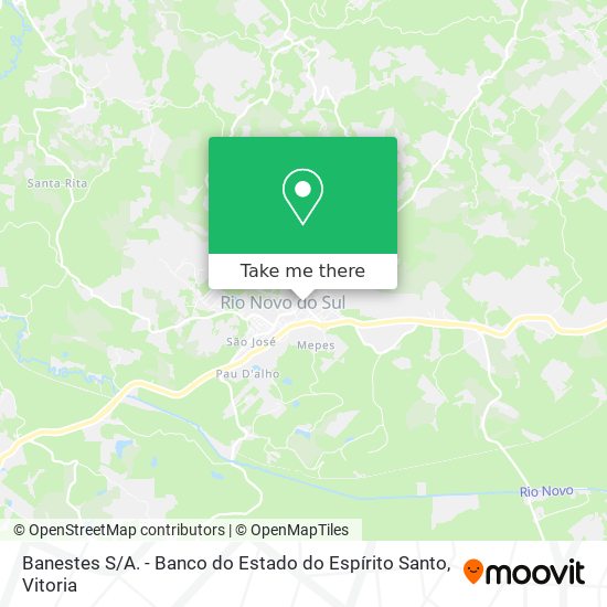 Banestes S / A. - Banco do Estado do Espírito Santo map