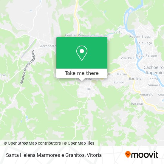 Santa Helena Marmores e Granitos map