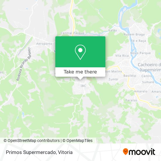 Primos Supermercado map