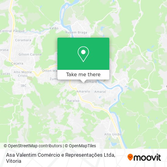Asa Valentim Comércio e Representações Ltda map