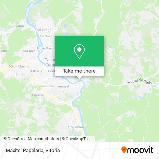 Maxitel Papelaria map
