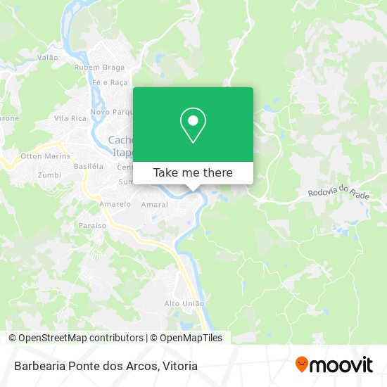 Barbearia Ponte dos Arcos map