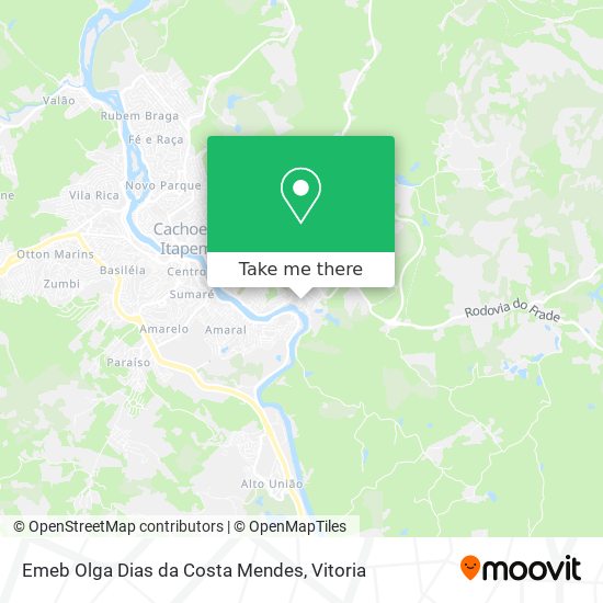 Emeb Olga Dias da Costa Mendes map