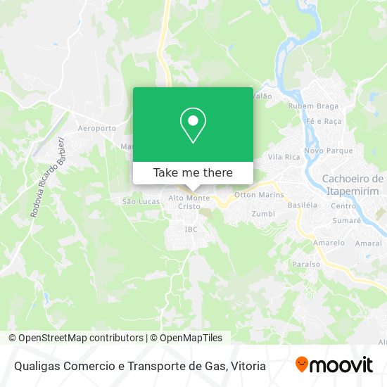 Qualigas Comercio e Transporte de Gas map
