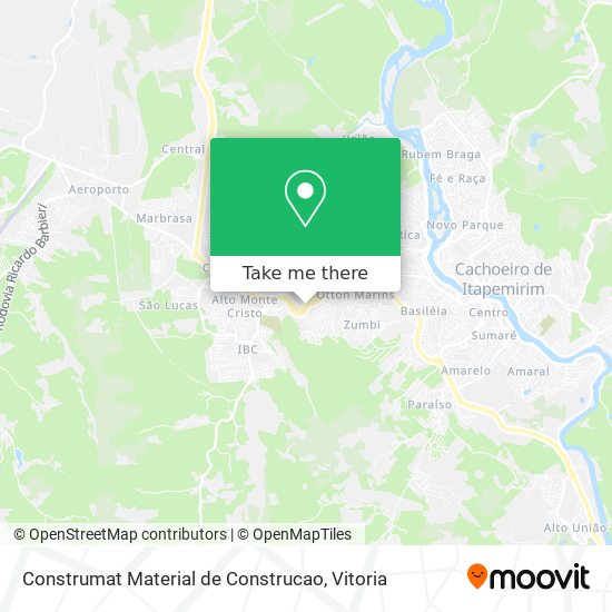 Construmat Material de Construcao map