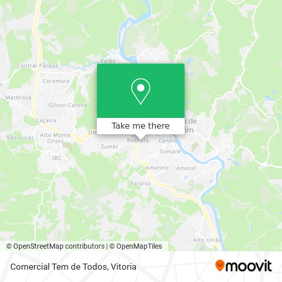 Comercial Tem de Todos map