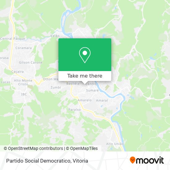 Partido Social Democratico map