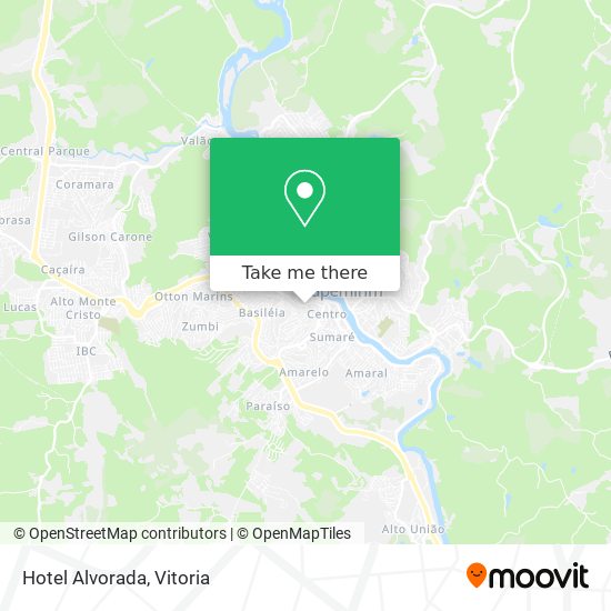 Hotel Alvorada map