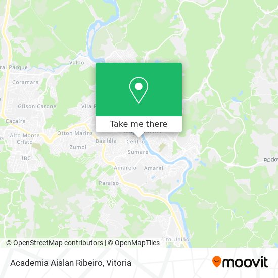 Academia Aislan Ribeiro map